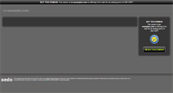 Desktop Screenshot of cv-examples.com